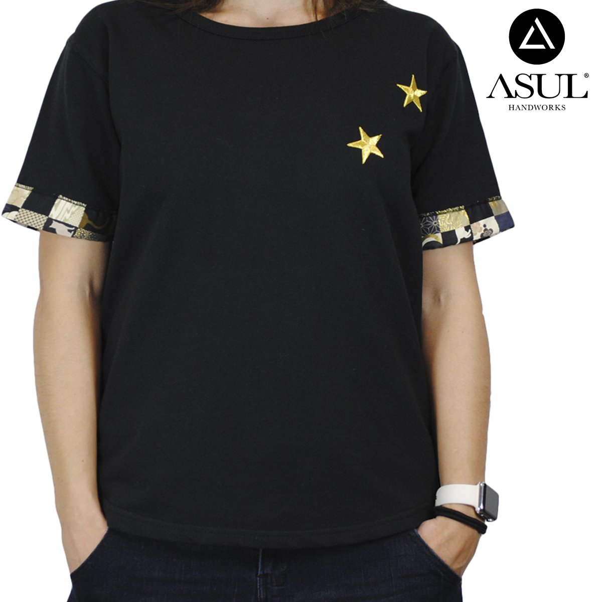 ¡Seguimos presentando novedades de nuestra nueva colección!
Sudadera con detalles en las mangas de telas japonesas.