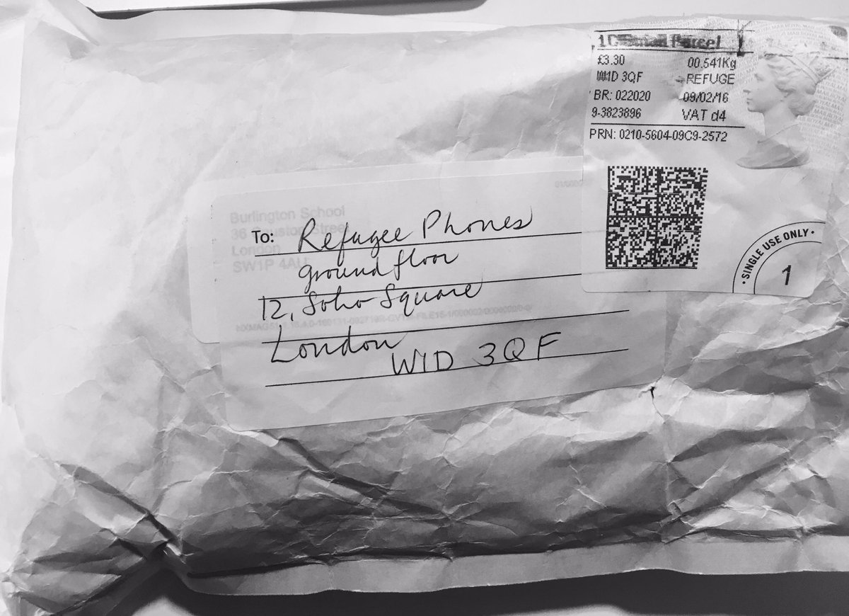 Thank you mystery donator - every phone matters! 📱❤️ find out how to donate at refugeephones.co.uk