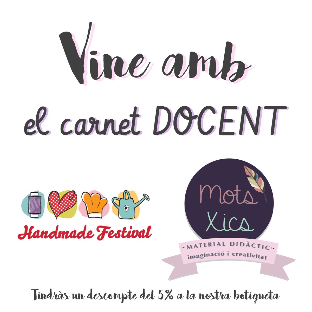 motsxics's tweet photo. #materialdidàctic amb descompte amb el #CARNETDOCENT al @HMFbcn #HMF2016 #PROFES #educació #educant #reforçpositiu https://t.co/3UdAfSSTeo