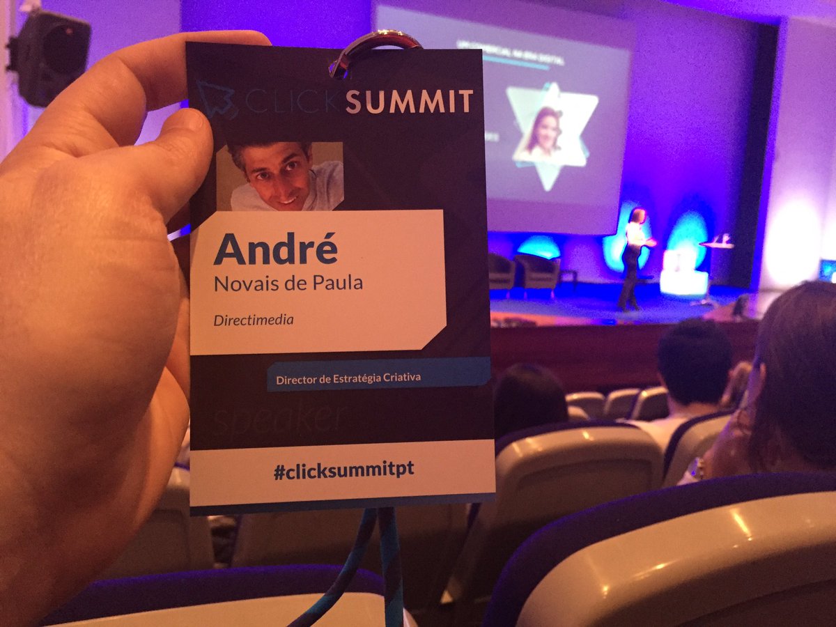 AndreNPaula's tweet photo. Os Badges produzidos e personalizados pela @Directimedia #clicksummitpt https://t.co/DjKfmvx3QG