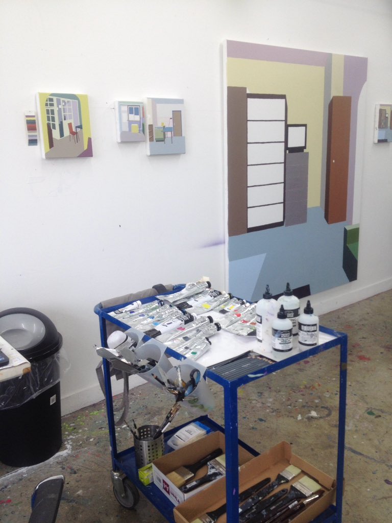 Open Studio- Zsofia Schweger work in progress <a href="/zschweger/">Zsofia Schweger</a> <a href="/GalleryGriffin/">Griffin Gallery</a> #griffinresidency #openstudio