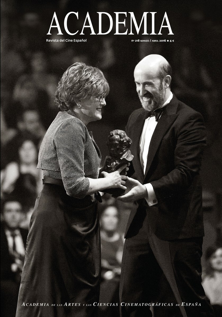 Academiadecine's tweet photo. La revista ’ACADEMIA’ recibe esta noche el Premio Ángel Fernández Santos en @MostraCinemaLL. ¡Gracias! https://t.co/8pjqd7s3r1