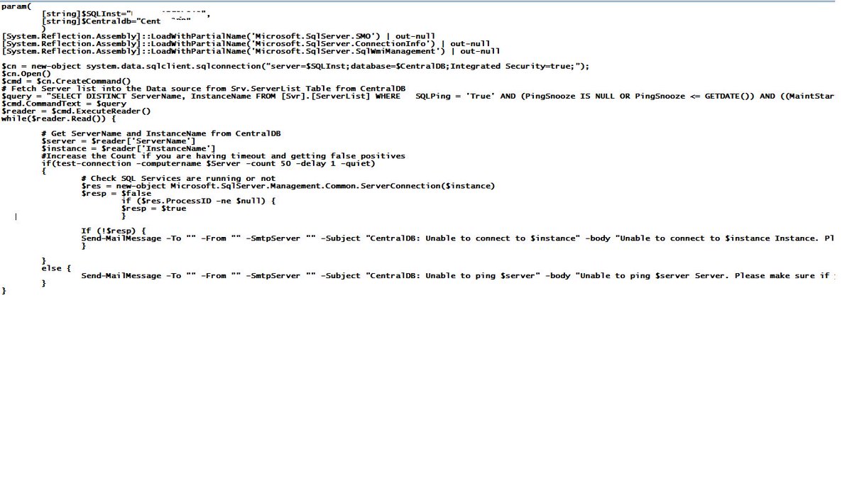 Awsdata149Sql's tweet image. @LaerteSQLDBA Getting below Power shell error while running script by SQL job. Can you please help #powershellhelp