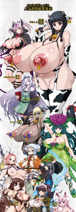 クロナイディープス人気投票
ベストテン結果発表
