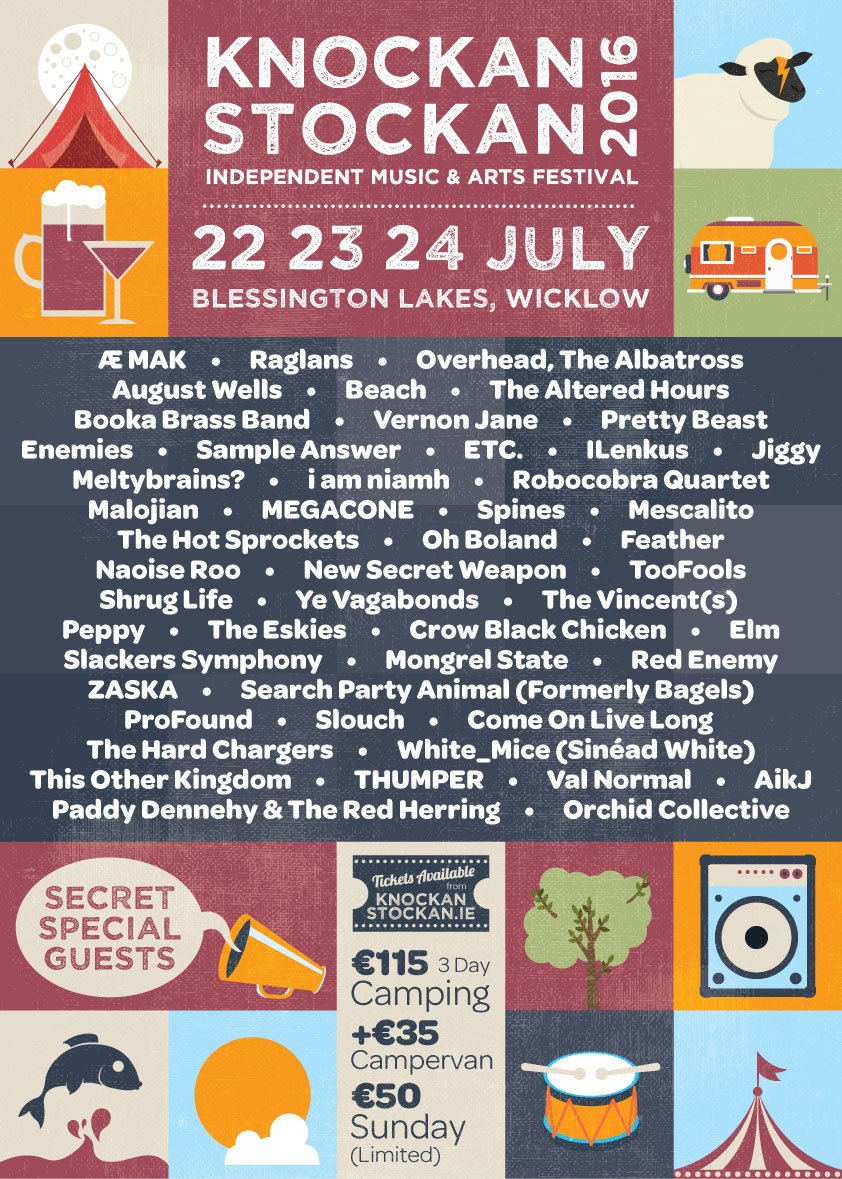 knockanstockan's tweet image. First 50 acts for KnockanStockan 2016 have landed!