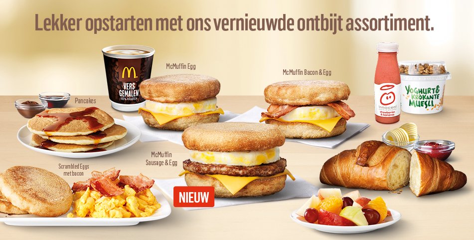 McDonaldsAlphen's tweet photo. Voor welk ontbijt kies jij? Verkrijgbaar tot 11.00 uur. https://t.co/bLT9bnIZs6