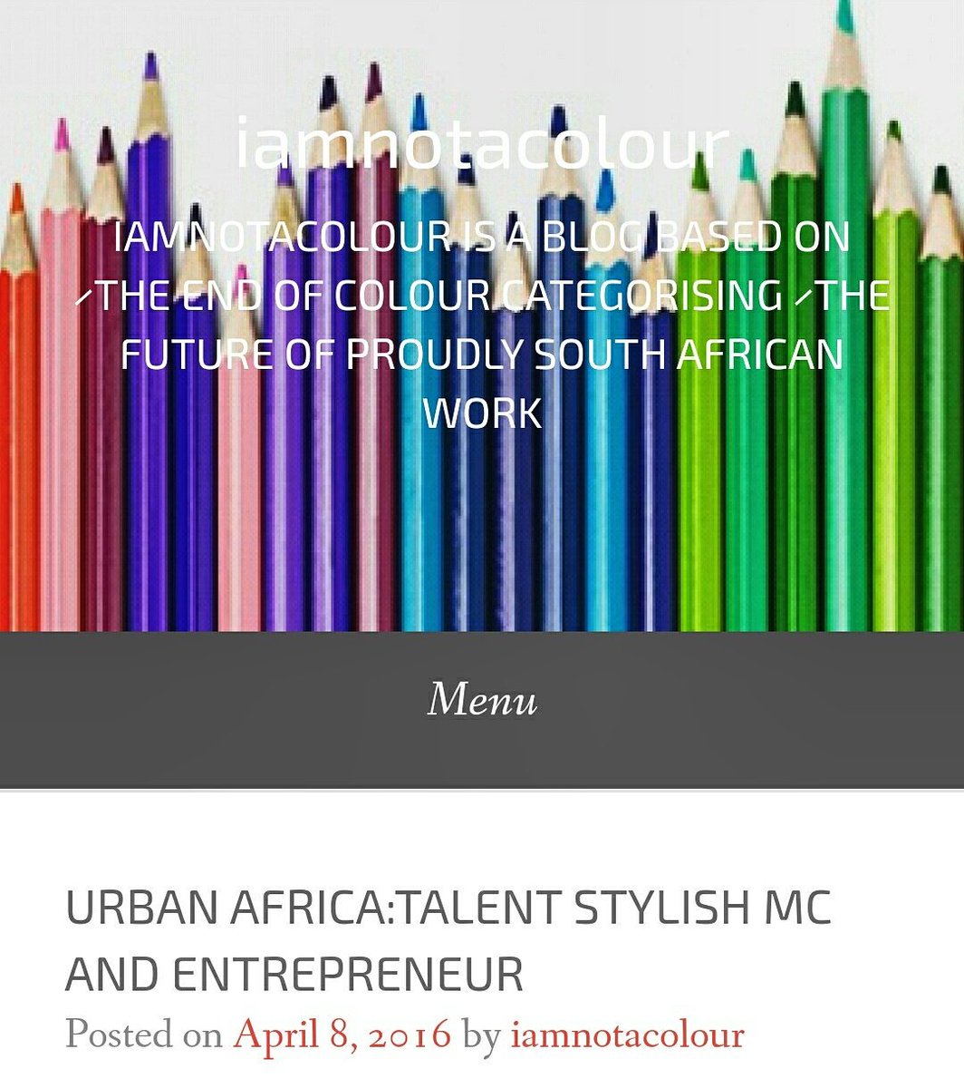 Miss_Celaneous's tweet photo. #NEWFEATURE #INTERVIEW 
#BLOG #iamnotacolour #SAHipHop  #entrepreneur #music
@IAMNOTACOLOUR1
https://t.co/3QyKcP72zv https://t.co/pIjWQf2whL