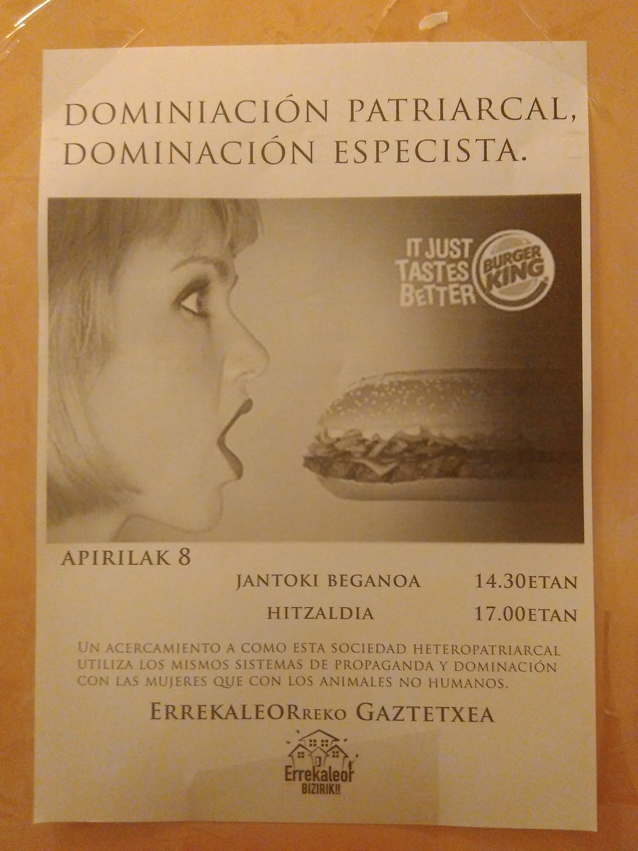 anya_becquer's tweet photo. ¿Los sistemas de propaganda y dominación son los mismos para las mujeres y l@s animales? https://t.co/cRaKb7c9p6