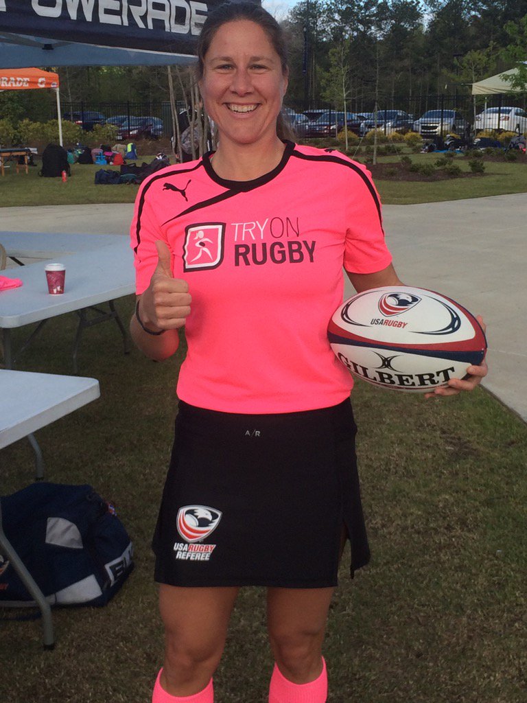 MarcNelsonRef's tweet photo. #tryonrugby @first15sport
@TryonRugby Leah Berard rocking the new USA rugby referee skort! https://t.co/ANt2fhcvJP