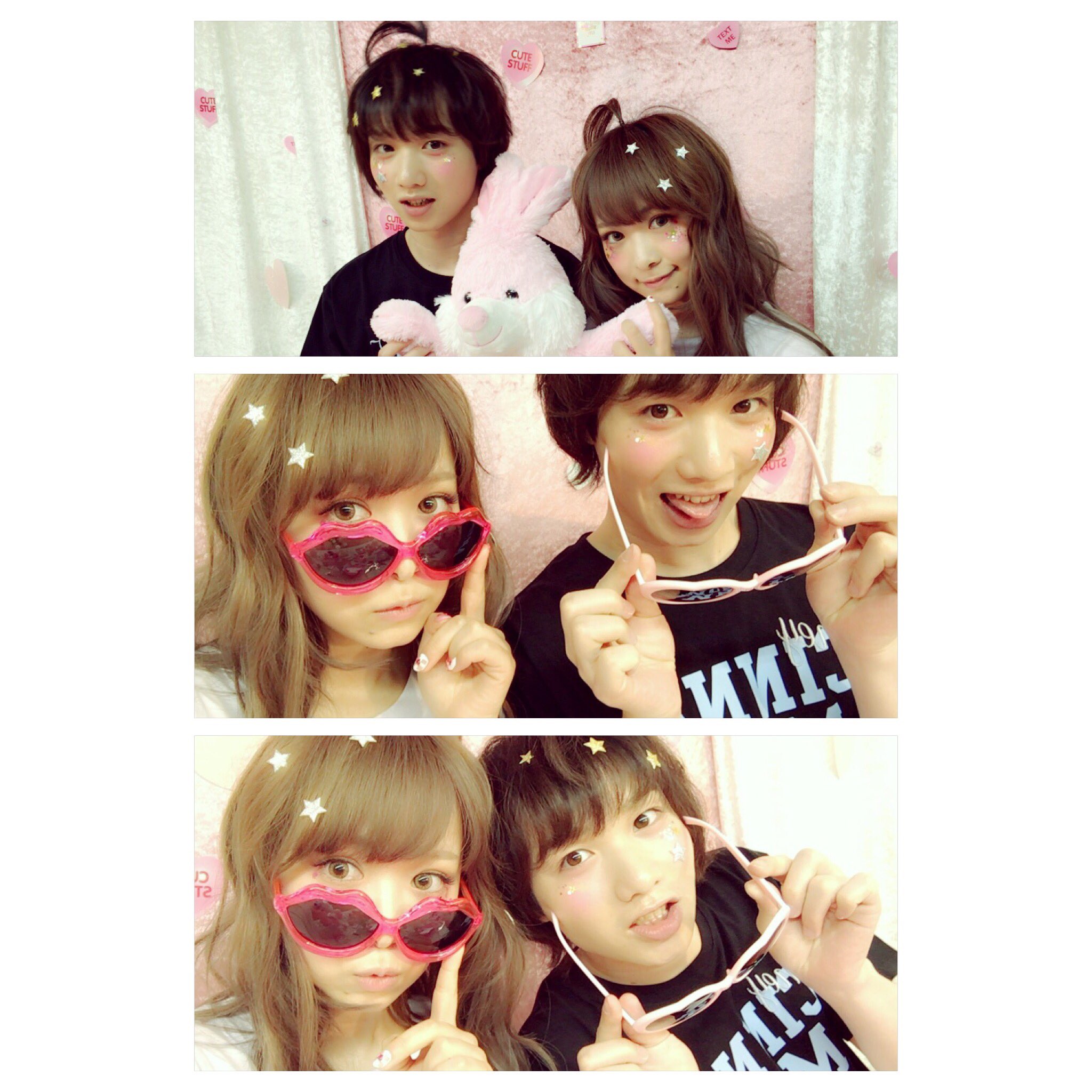 平松 可奈子 V Twitter 夏のユニセックスラインは ペアで着るのを意識して 作りました 皆さんぜひ双子や カップルで着てみて下さい 植田圭輔さん ありがとうございました T Co Jo87bsirsg