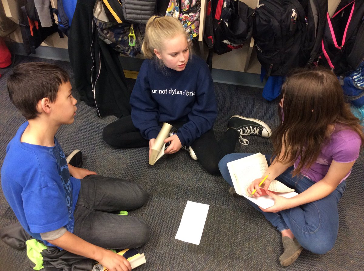 JenKoerner's tweet photo. Literature circles with the best book of all time! #okayfornow #garydschmidt @OPC512 https://t.co/gPO4e3jACI