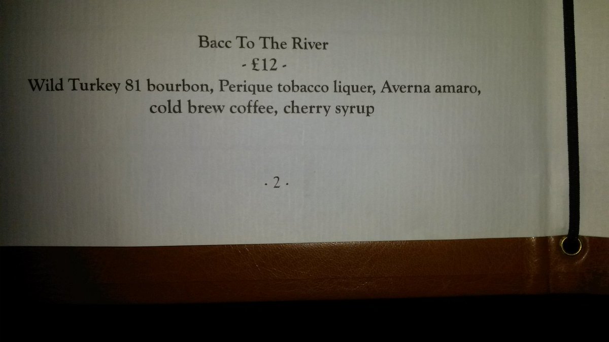 BACC TO THE RIVER - by Sophia <a href="/peonychinatown/">Peony Chinatown</a>, being made as we type. Uses <a href="/JadeLiqueurs/">Jade Liqueurs</a> Perique Tobacco Liqueur..
