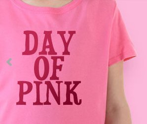 Day of Pink - to foster inclusive + oppose bullying- is Wednesday. What will you be wearing? dayofpink.org/about/