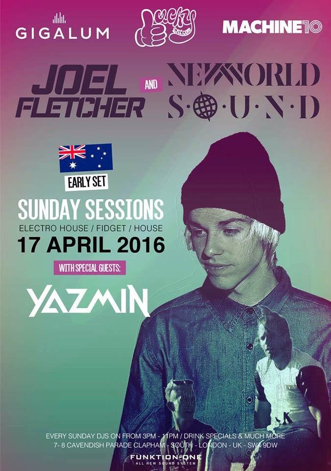 djyazmin_aus's tweet photo. Next Sunday @Gigalum 🙌💦 #joelfletcher #newworldsound #yazmin #sunday #gigs #clapham @LuckyEntAUS @MachineOneZero https://t.co/CSHylztQ5l