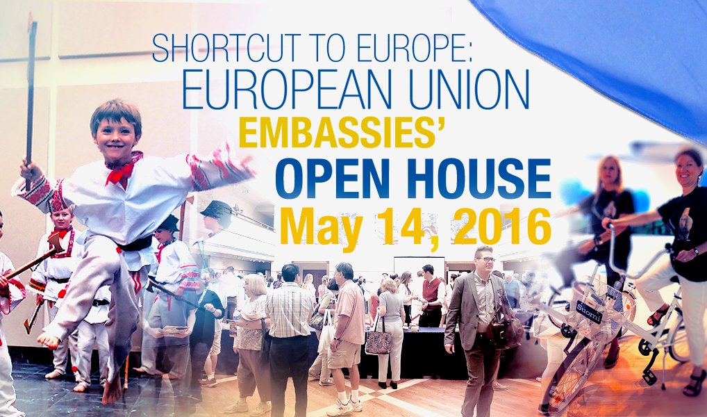 EUintheUS's tweet photo. Getting ready for #EUOpenHouse 2016! Start planning your day, download our brochure https://t.co/N0XkoU1JE3 https://t.co/VgWuZG0mjN