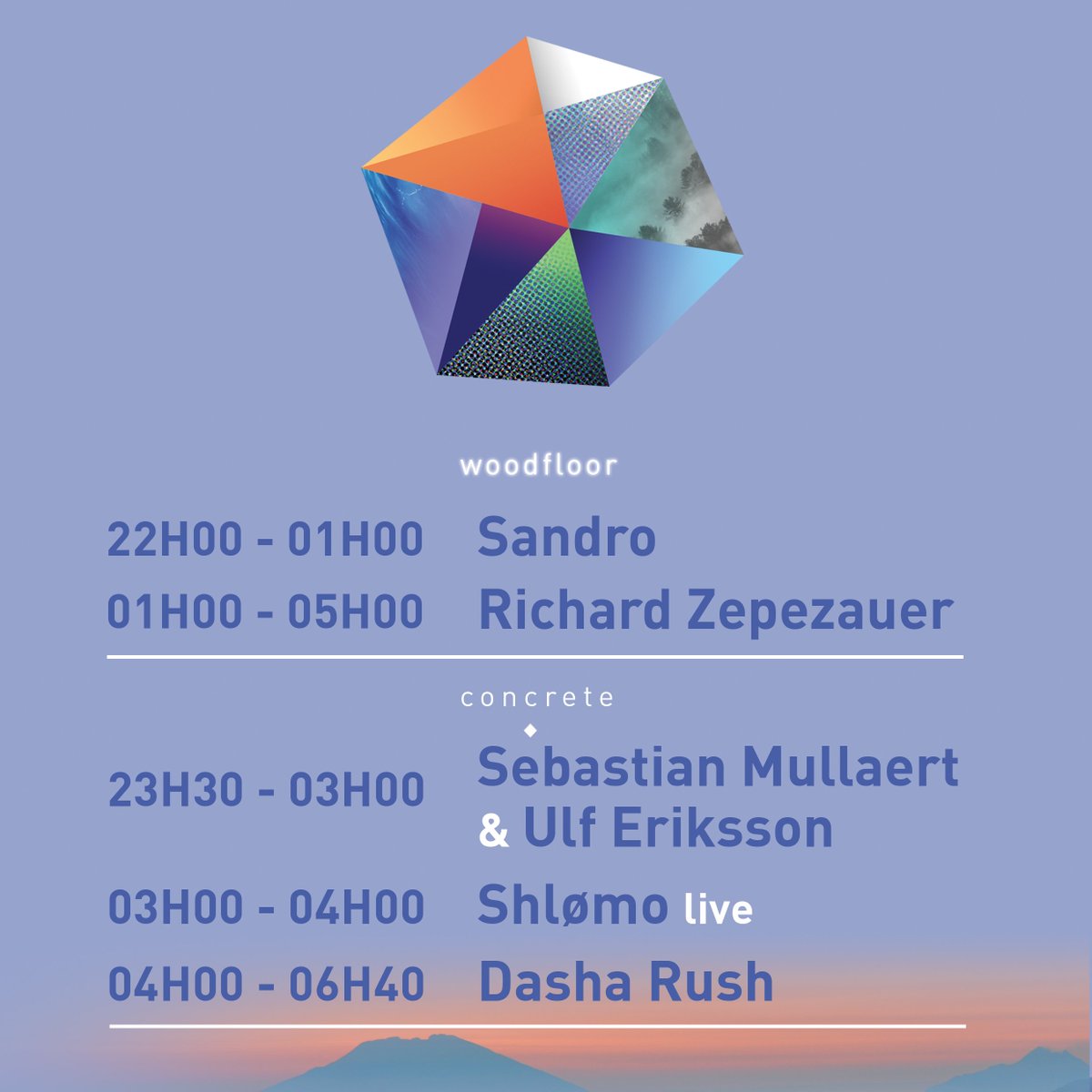 [ TIMETABLE ]
tonight ▶︎ Dasha Rush, @sebmullaert @kontramusik Shlømo <a href="/ERRZETT/">Richard Zepezauer</a> &amp; Sandro
