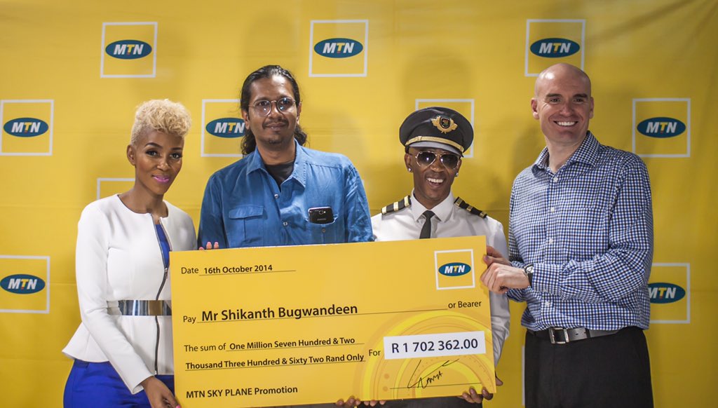 Karabo_Mokgoko's tweet photo. ICYMI: This was the @MTNza #MTNSky winner who chose money equal to plane value 😉 https://t.co/cDRedBzK0V https://t.co/BeGSpxy1E0