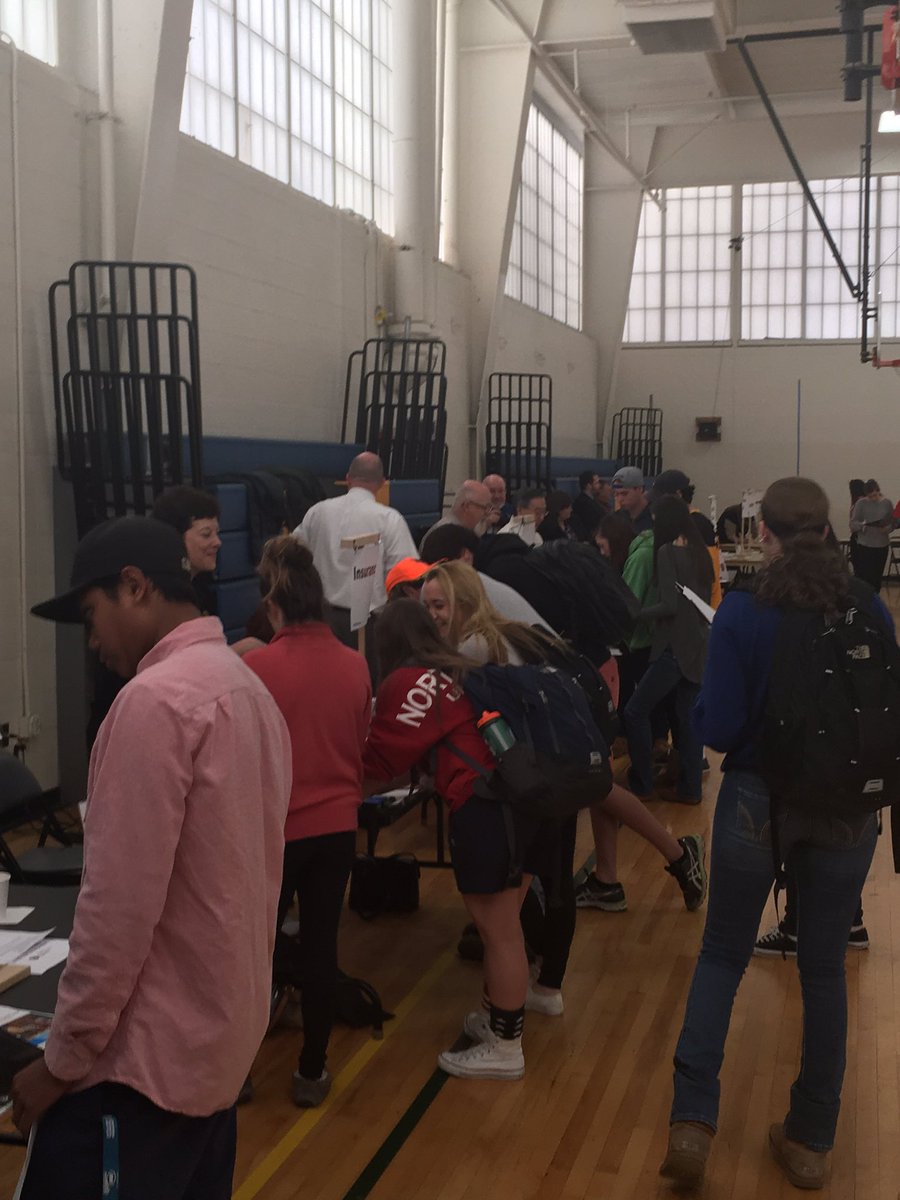 OneABRHS's tweet photo. The Rotary Club of Acton Boxborough sharing their knowledge at the #ABRHS 2016 Reality Fair #OneAB https://t.co/X65Pl58kSG