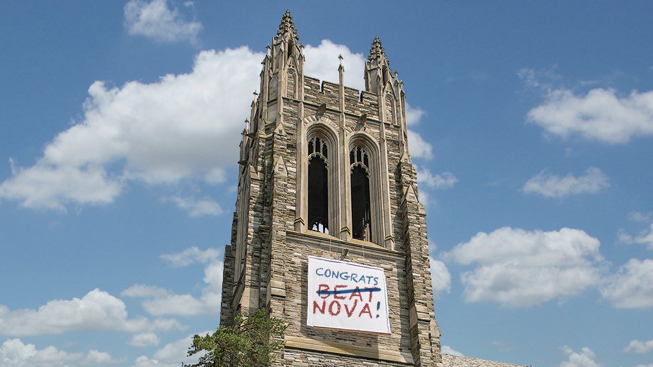 Rivalries are built on respect. Congratulations to our biggest and best. #Big5 #THWND #LetsMarchNova