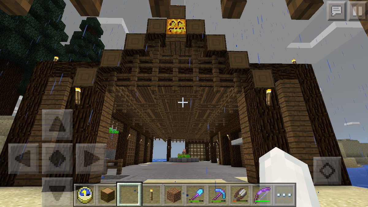 おもち なかなかいい感じにめり込みハウスができた テクスチャって大事ね Minecraft マイクラps3 T Co Lxjpdgbbjp