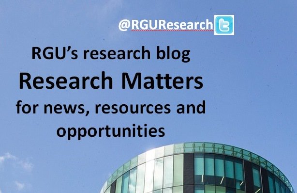 RobertGordonUni's tweet photo. For funding opportunities and RGU #research news check out @RGUresearch and sign up for the Research Matters blog. https://t.co/gW1qDJUla0