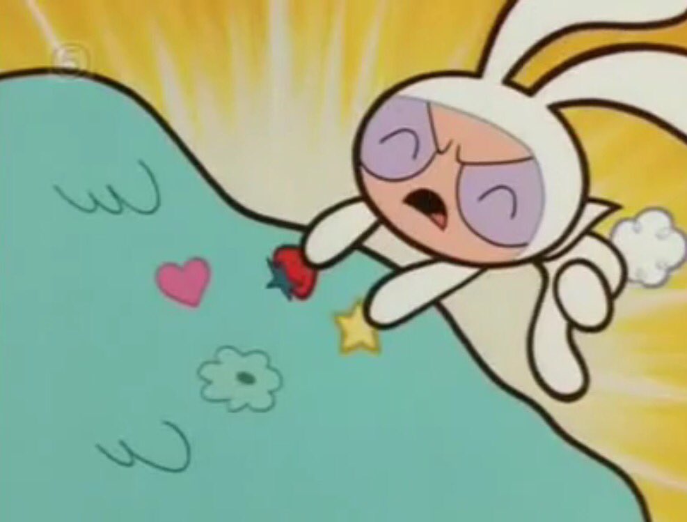 LindaUrdiales's tweet photo. Yo tratando de salvar el mundo. #harmonybunny #happystickers #conejitaarmonía #ppg https://t.co/H5l1H2iGFg