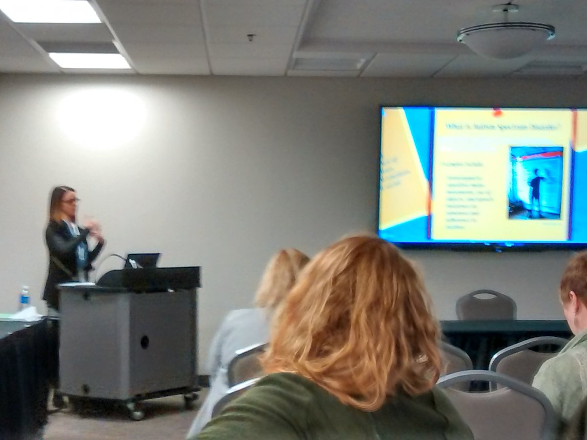 southernanthro's tweet photo. Here @southernanthro conference #SAS2016WV we are discussing autism awareness for the common good @marshallu ATC https://t.co/FKHdvc9O7v