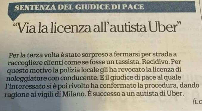 federolaa's tweet photo. @graziano_delrio può sporger al dott Finocchi? Lo smartphone non è consid rimessa lic ncc revocata ( sent trib Mi ) https://t.co/58eesT8Tfc