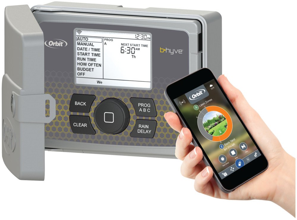 moneypit's tweet image. It’s smart! B-hyve Smart Wifi Timer - WeatherSense™ technology adjust sav water n mny @orbitirrigation  #SpringDIY