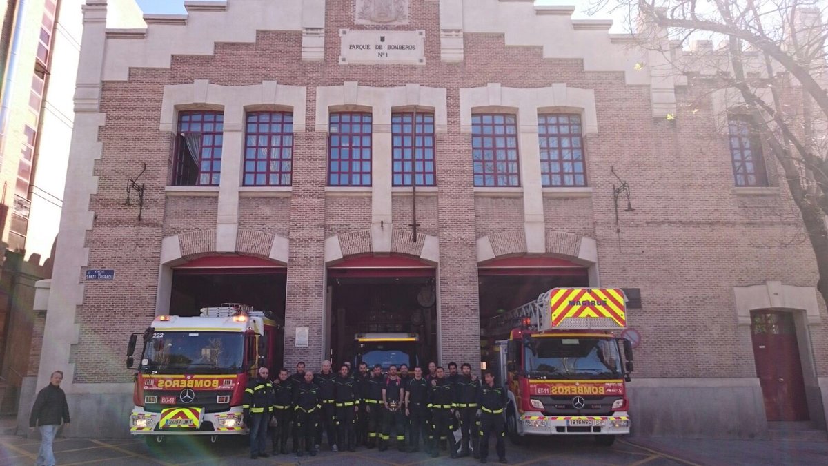Parque 1 de Madrid, turnoF. #DescansaEnPazCompañero, #bombero