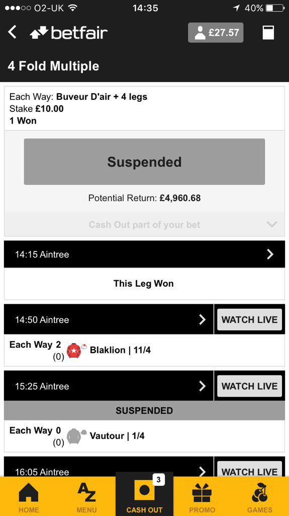 scarxx's tweet photo. @BetfairCS why is this suspended? https://t.co/3yu6JVkIZC