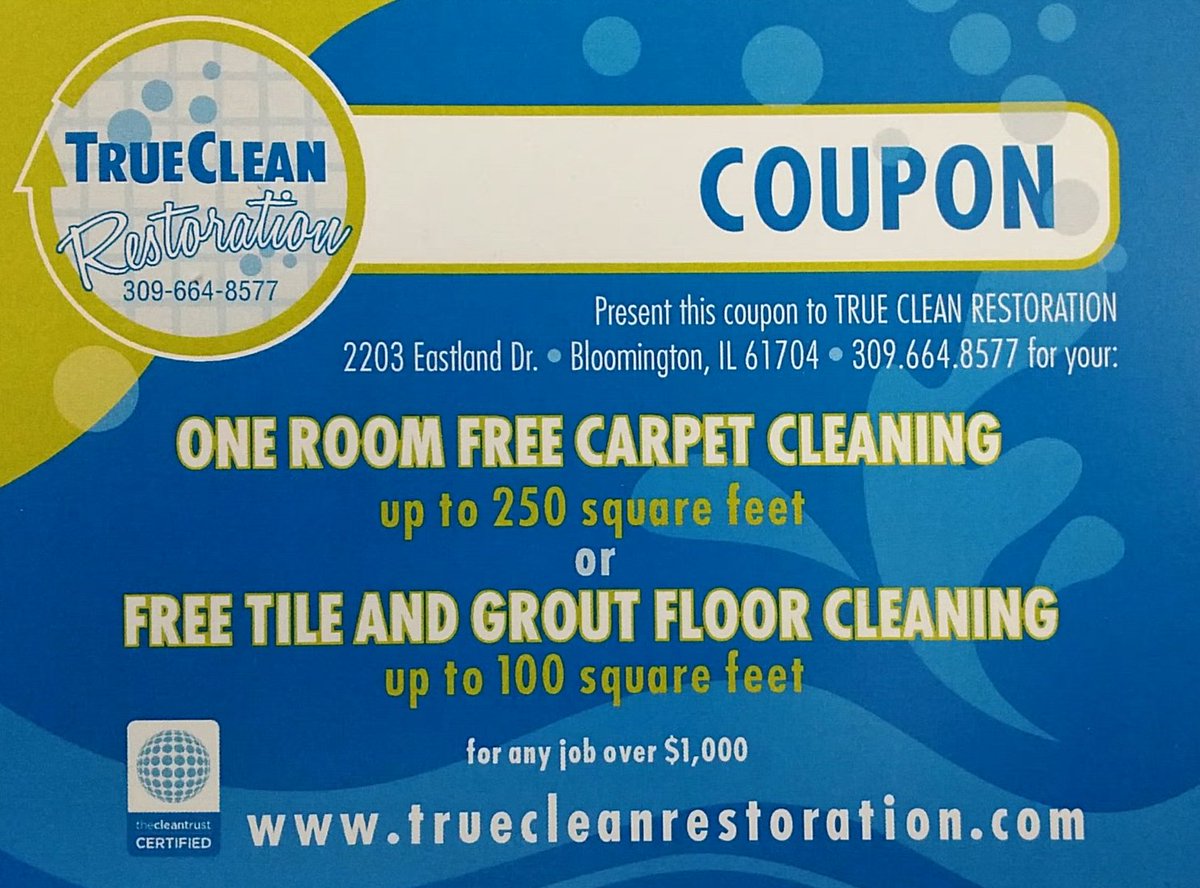 TrueCleanIL's tweet image. #Carpet Cleaning, #Duct cleaning, #coupon
