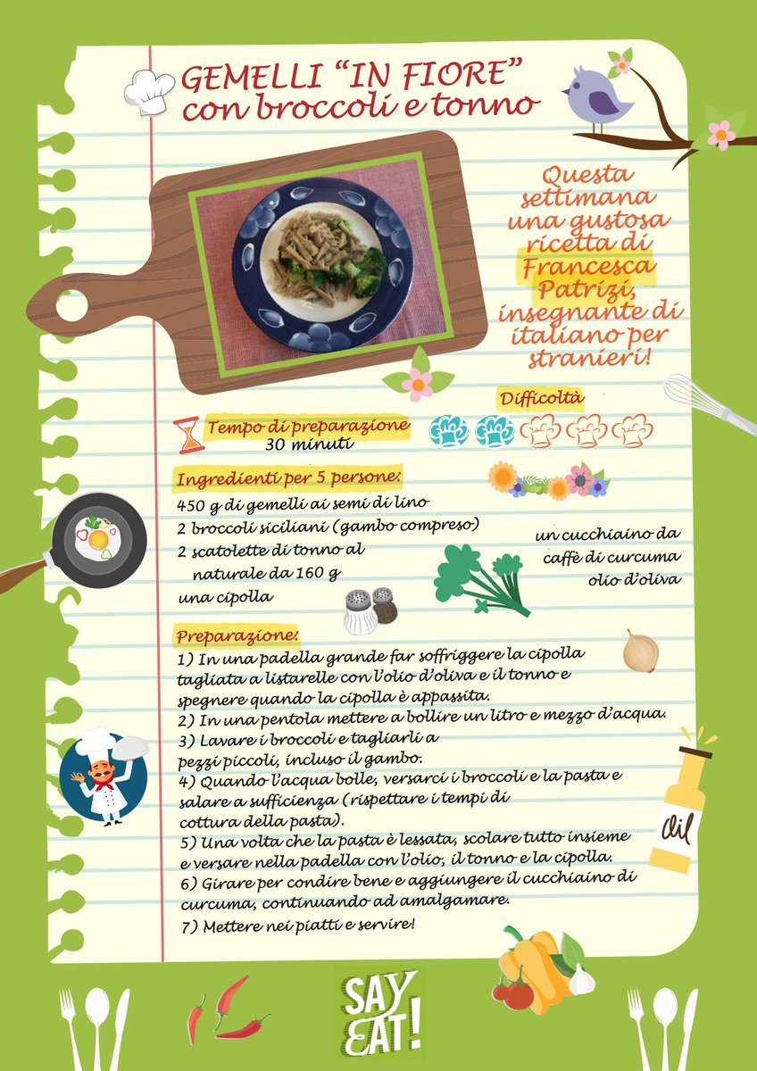ByronTree's tweet photo. Nuova #ricetta con broccoli, tonno e @PastaDelverde ai #semidilino!๐#cibo #food #pasta #italianfood #cucina #ricette https://t.co/bdTedAiocB