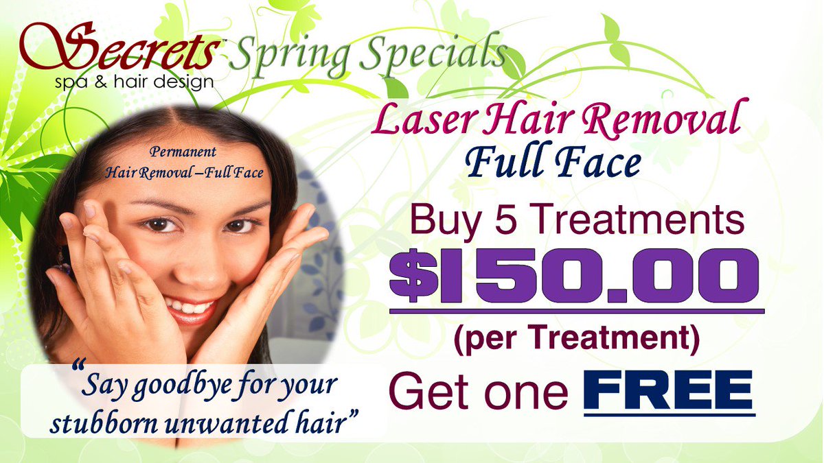 SSHairDesign's tweet image. HOT DEALS: Here are Secrets Spa &amp;amp; Hair Design's "Spring Specials"  you've been waiting for...JUST FOR YOU!