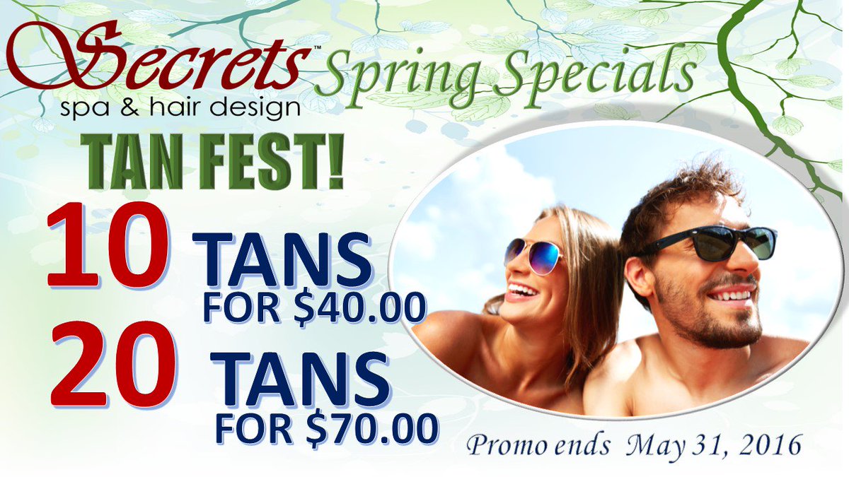 SSHairDesign's tweet image. Treat yourself to a massage and  sauna session, or get your beach  body ready with a tanning or laser  package!