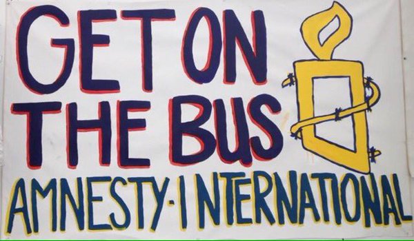 AmnestyCapHill's tweet photo. #NYC: It is time. Stand up 4 #humanrights in #Tibet #Iran #SriLanka &amp; #SaudiArabia! https://t.co/Q03YEJe0gW #GOTB16 https://t.co/PTnpmVCeFg