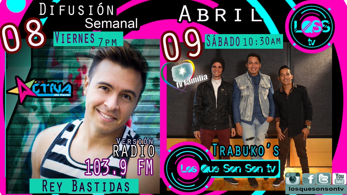 losquesonsontv's tweet photo. Aquí nuestras difusiones radio y tv #LQSTV https://t.co/bLmYagucU9