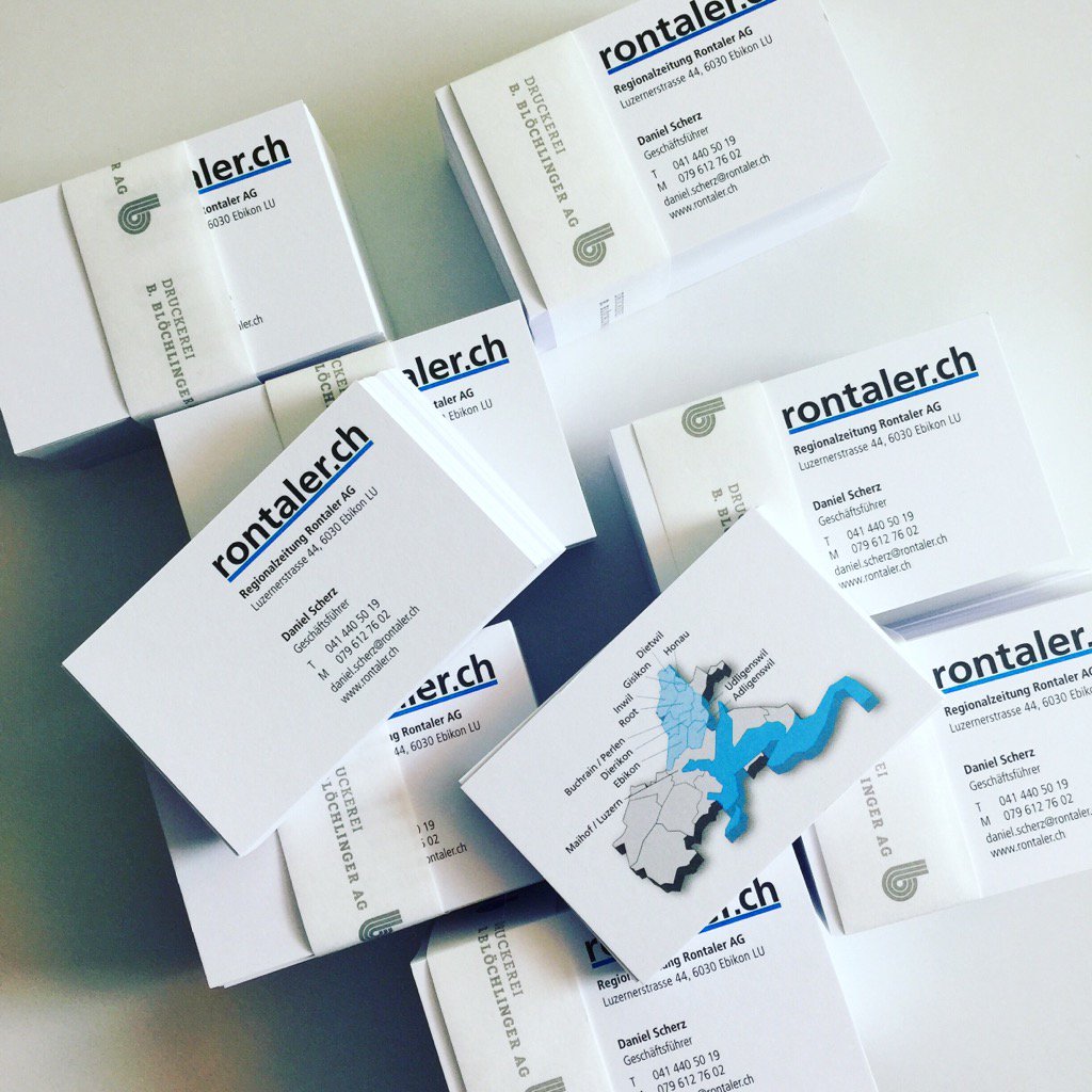 _rontaler's tweet photo. Neue Visitenkarten für den Chef #printedinswitzerland #schweiz #lokal #swissness #print #rontal #rontaler # https://t.co/DncB9KbOPu