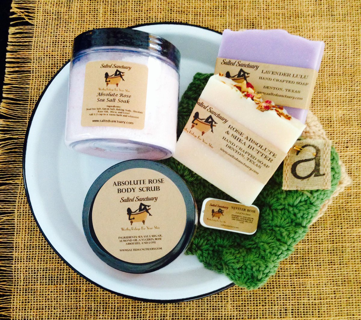 Give your skin the refuge it is looking for by trying saltedsanctuarysoap.com - #onlyindenton