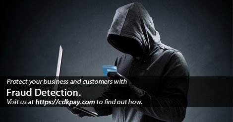 cdk_pay's tweet image. Protect your business and customers with Fraud Detection. Visit us at cdkpay.com/credit-card-fr… to find out how.