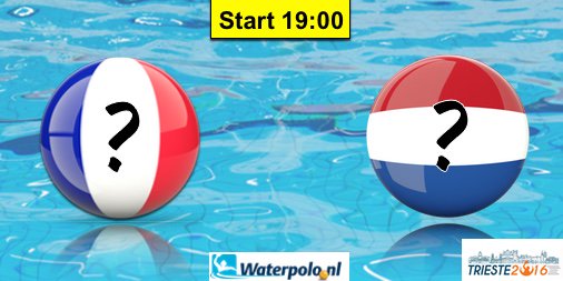 waterpoloNL's tweet photo. Zeg het maar mensen. Hoeveel wordt het?
Nederland - Frankrijk.
Volg ons voor live updates.
RT = sportief https://t.co/p6UNcCvMhr