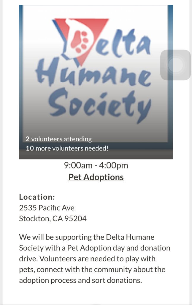 StaggKC's tweet image. Tomorrow, Saturday April 9, there will be a volunteer event at the delta humane society.