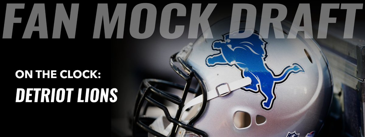 RealFootballTV's tweet photo. #Lions are on the clock! (Rd.2)
VOTE HERE: https://t.co/GhlXPumgaP
Draft Edge:https://t.co/wWqshkRBrs
#FanMock https://t.co/Bs6C8spObK