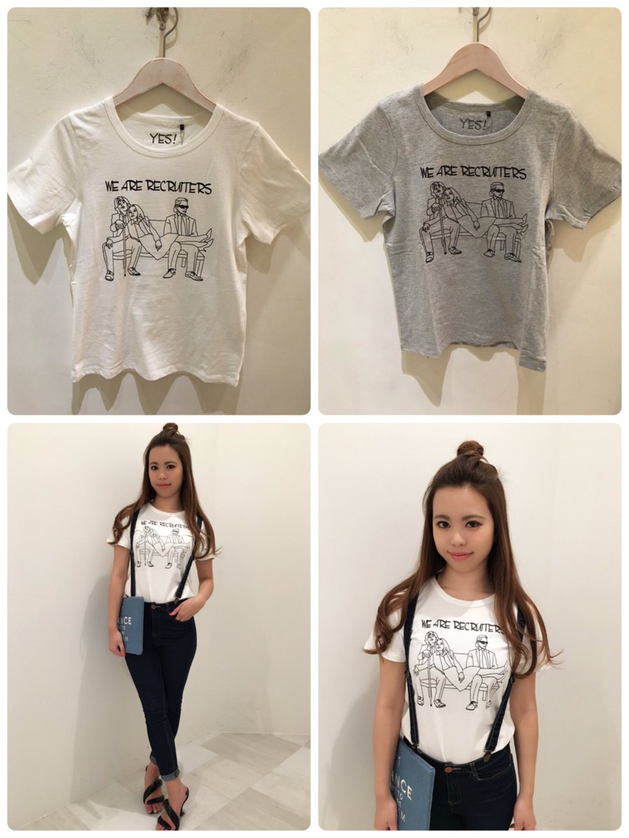 TOCOPACIFIC109's tweet photo. 新作商品🙆
「WE ARE RECRUITERS 」Tシャツ

color. white. gray

price¥3.900＋Tax

ユニークなTシャツは着回し抜群♡

チェック→https://t.co/7nd9emFySL https://t.co/Y0BSPWnG45