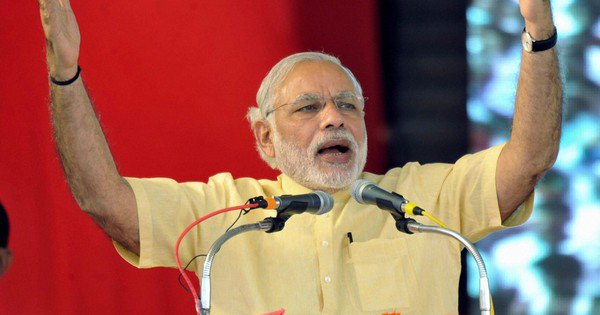 AmitabhBJP's tweet photo. PM: आपके प्य���र के बदले मैं असम को विकास दूंगा। भारत माता की जय के साथ समाप्त किया भाषण I #ModifiedAssam https://t.co/lHzdqAOU8L