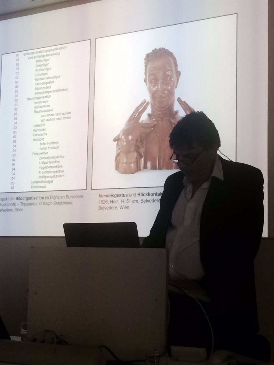 mizzi_schnyder's tweet photo. Ralph Knickmeier zum digitalen @belvederewien #dah2016 https://t.co/Q0bJOxDy49