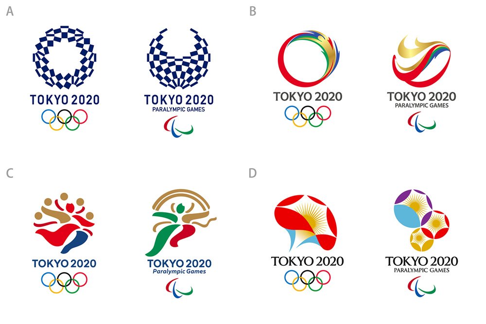 ucllc's tweet image. Today on Brand New (Linked): Meet the 4 finalists (out of 14,599) of Tokyo 2020 logo contest underconsideration.com/brandnew/archi…