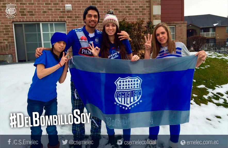 DaniB7anconero's tweet photo. RT emelexistagye: RT CSEmelec: Fred, desde Miami y Nexar desde Salt Lake City (USA) apoyando al Tricampeón #DelBom… https://t.co/9zwkFGiRUe