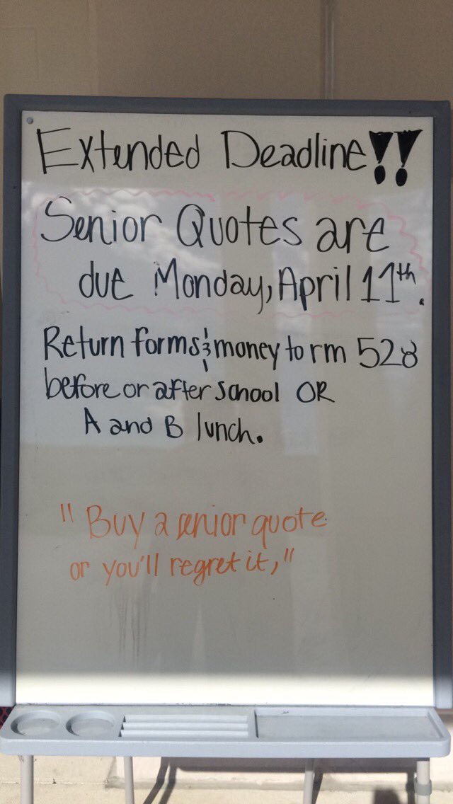 ERHS2016's tweet photo. Information about Senior Quotes https://t.co/6cQWPLtoQt