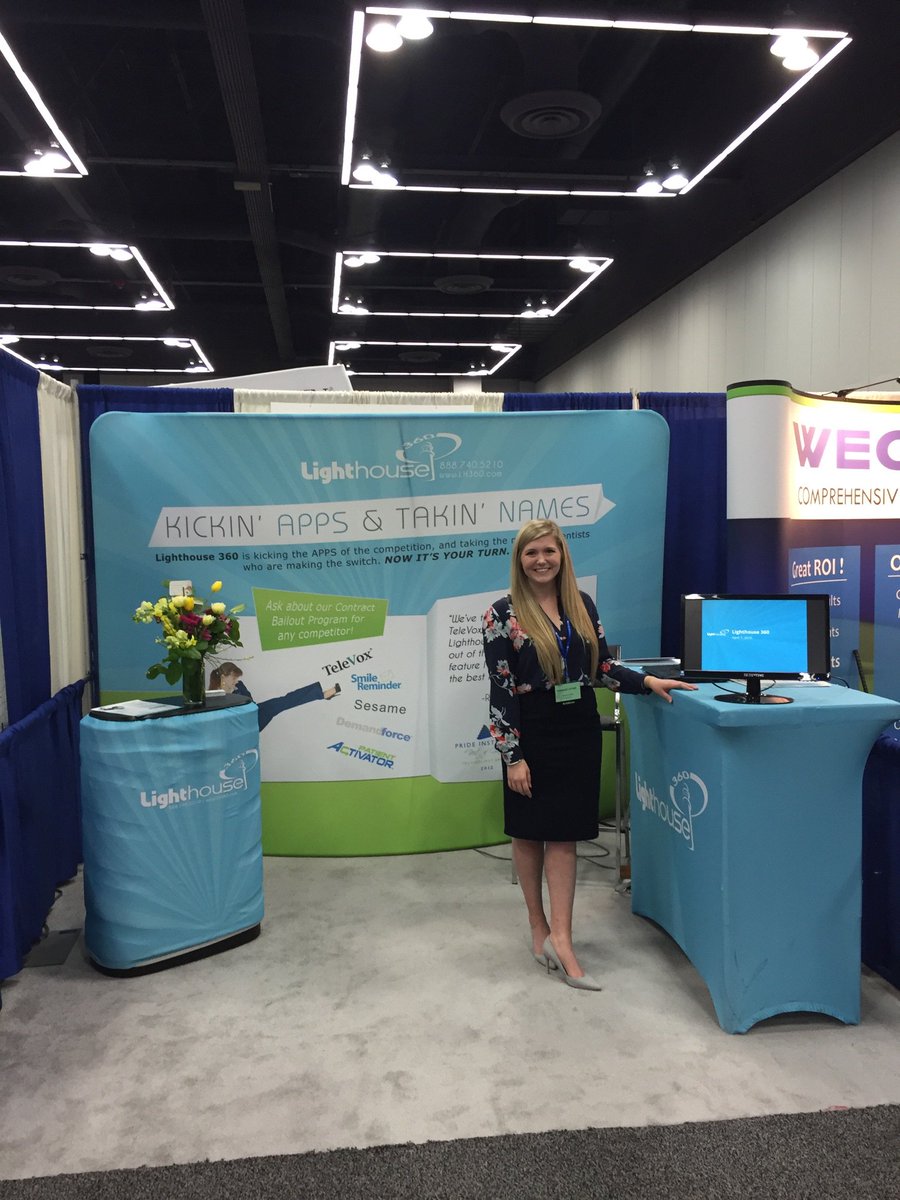 LighthousePMG's tweet photo. Excited to be at the 2016 Oregon Dental Conference! Stop by Booth #502 to learn more about Lighthouse. #2016ODC https://t.co/y2ooVXC3oi